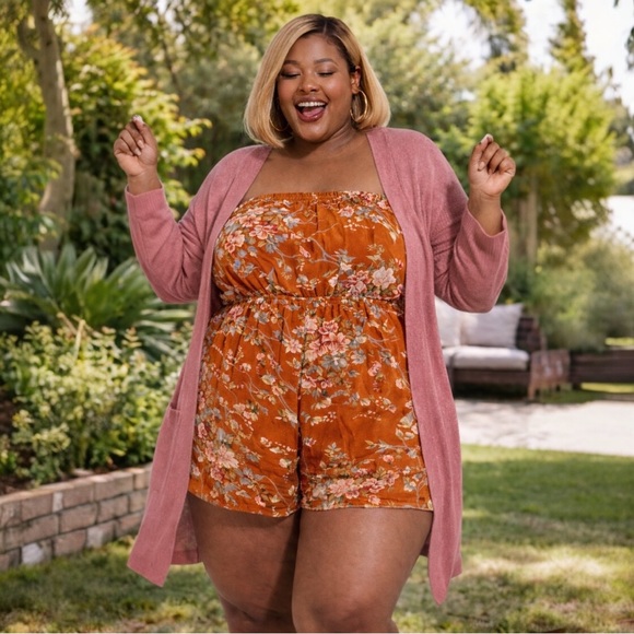 Target Floral Romper - Picture 5 of 7